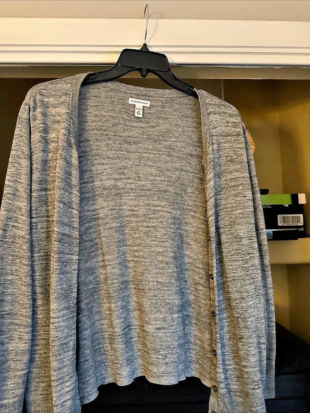 Croft&Barrow Women's Color Block Cardigan Size 1X Like New